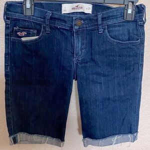 Hollister blue jean shorts. Size 2